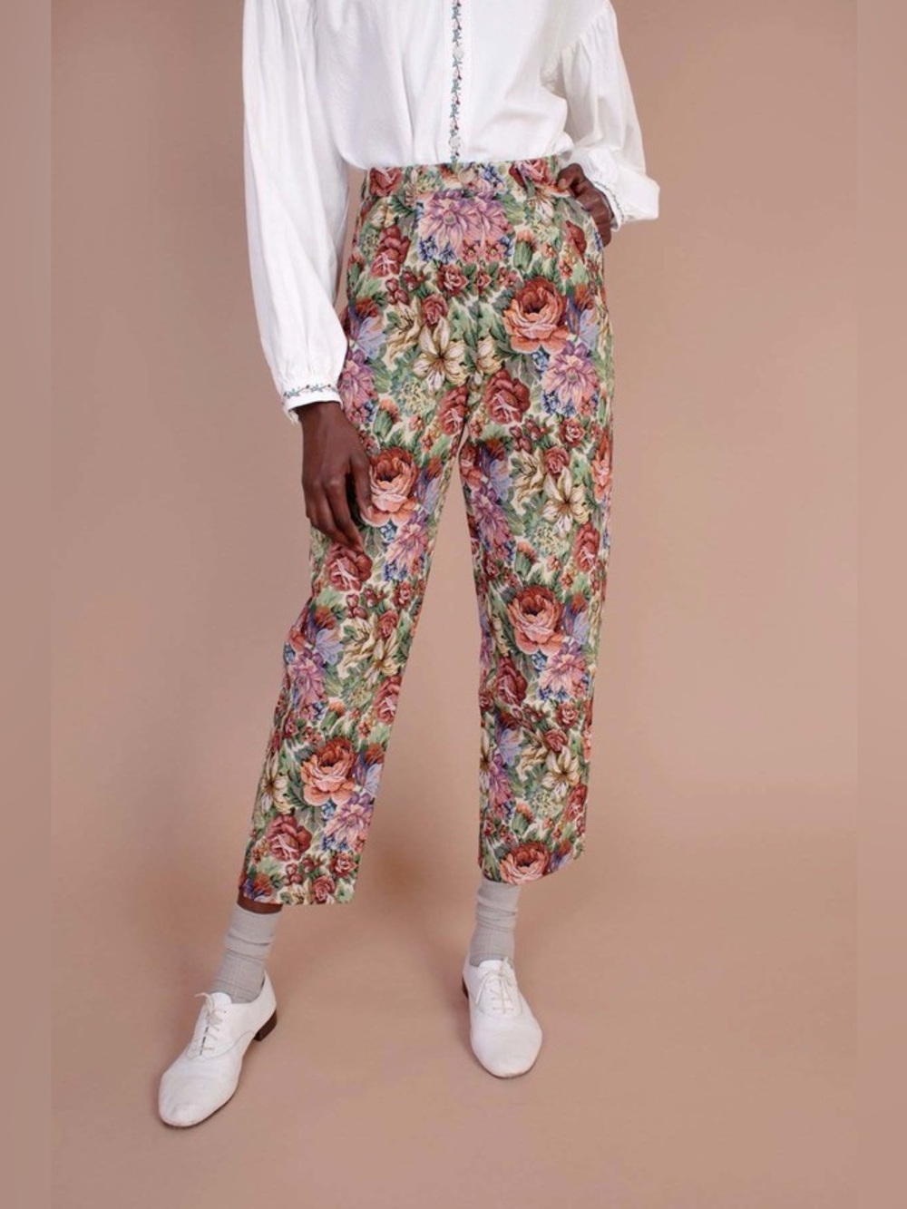 MEADOW tapestry floral trousers pants‎ size 0